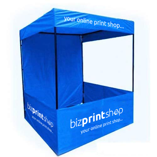 Printed canopy tent for event branding